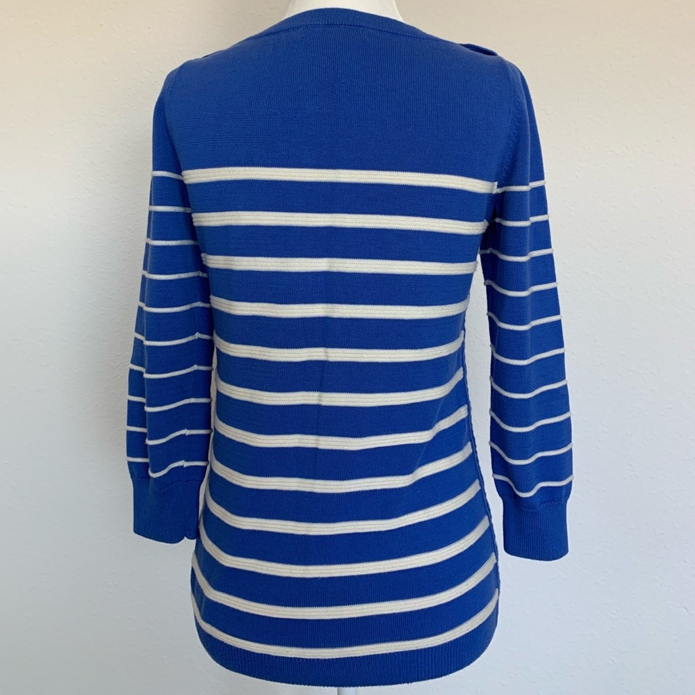 Banana Republic Nautical Sweater, Shoulder Buttons - Picture 6 of 8